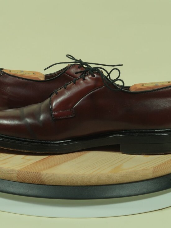 Allen Edmonds Leeds Shell Cordovan Dress Shoes Mens 8.5D Brown PTB main image 13
